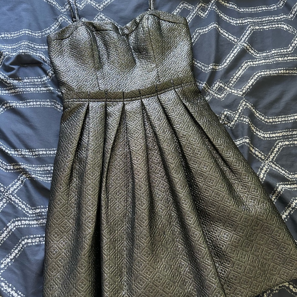 Guess silver mini dress